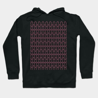 Pink Coffin Pattern Hoodie